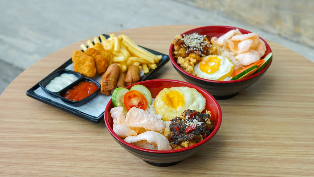 Delicious Ricebowl and Mix Platter in Kefihopi